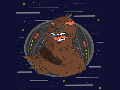 Chewbacca In Space