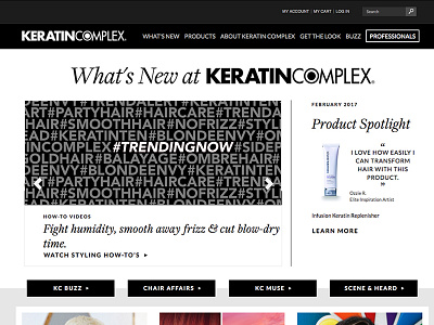 Keratin Complex website banners