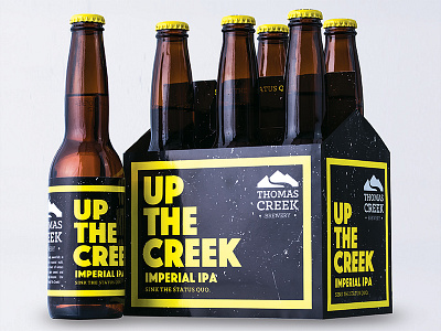 Thomas Creek Brewery Packaging System 6 pack beer labels packaging