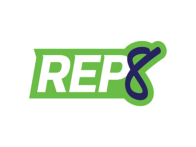 iREP8 logo fit fitness personal trainer workout