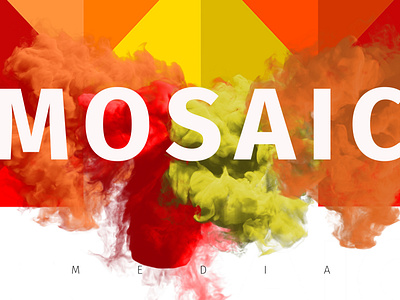 Mosaic Media design graphic design illustration logo minimal ux