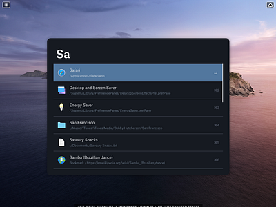 Dropbox Atlas Theme (Dark) for Alfred