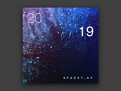 2019 // spacey.af album art cover art spotify cover