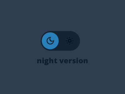 Night Day Button button flat gui simple switch ui ux