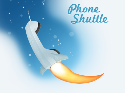 Phone shuttle phone shuttle space
