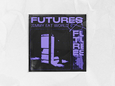 Jimmy Eat World – Futures | Brutalism Reimagination brutalism graphic design grunge jimmy eat world paper photocopy typography