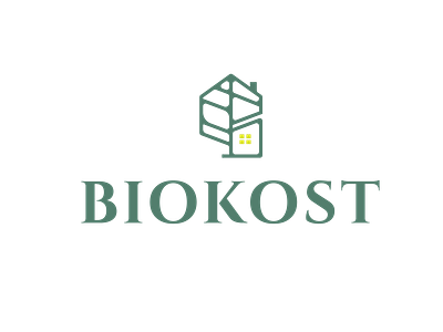 Biokost logo branding design