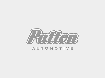 Patton Automotive Logo logo typography
