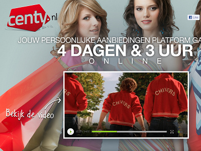 Centy.nl coming soon page centy.nl design