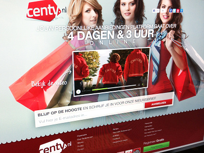 Centy coming soon page centy.nl design