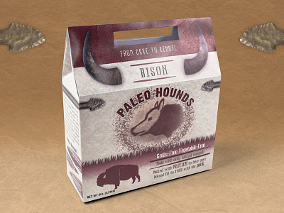 Paleo Hounds dogs food illustrator packaging pet food photography photoshop