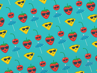 Too Cool cherry drinks fruit pineapple strawberry umbrella