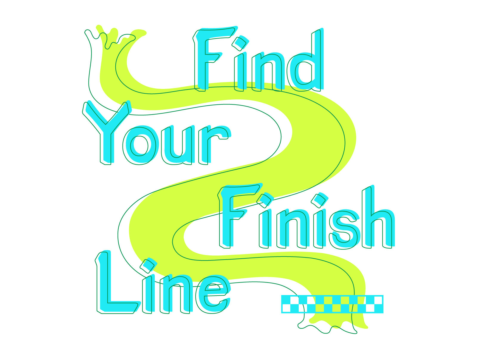 Find Your Finish Line by Nick Ostrander on Dribbble