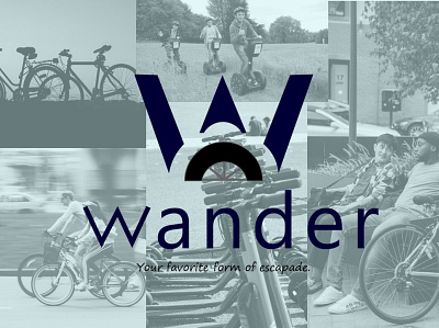 Wander branding design logo logo design