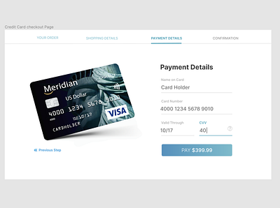 Credit Card checkout Page check out page credit card checkout page mockup ui design