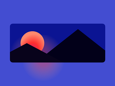 sunset illustrator