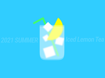 Iced Lemon Tea illustrator