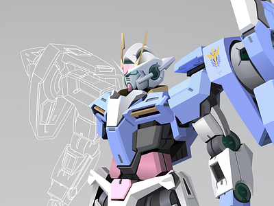 MS Gundam 00 gundam illustrator ms