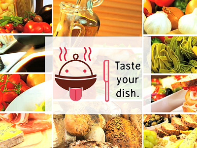 Taste your dish Logo design dish illustrator logo taste