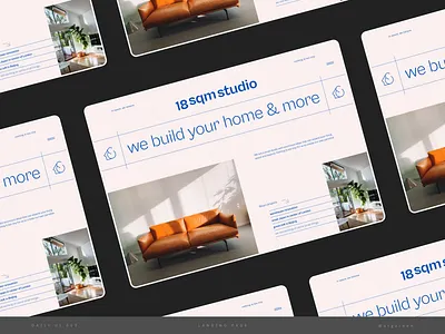 ✦ Daily UI | 003 ✦ Landing Page 18sqmstudio architecture website atgarden dailyui dailyui 003 design figma interface ui ui design web design