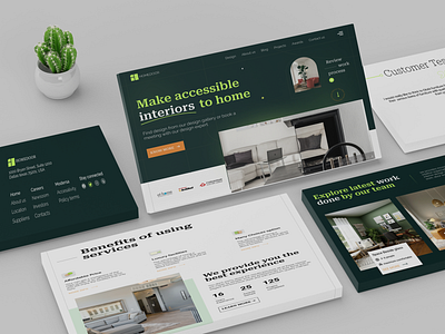 Landing page Design interior