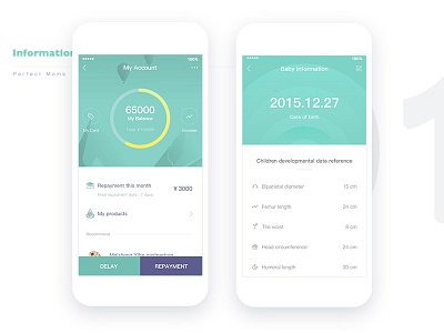 Perfect Moms UI shot by 梁持宗Zong_Liang on Dribbble