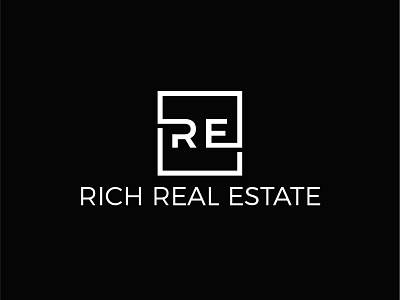 Rich Real Estate branding design flat logo illustration logo logo design minimalist logo modern logo ui vector