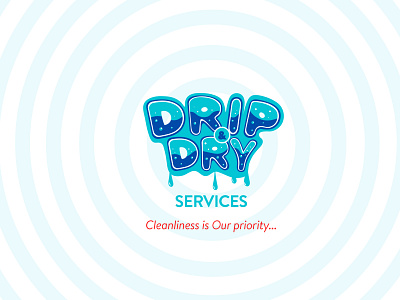 Drip and Dry logo branding design graphic design logo vector