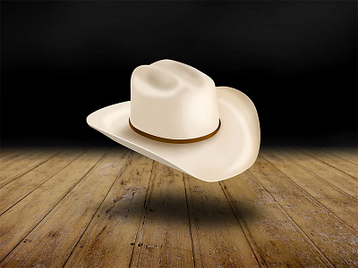 White Cowboy Hat element game