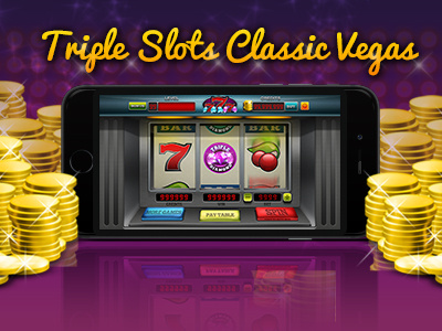 Triple Play Slots - Slots game GUI Assets assets game gui jackpot mobile slot vegas