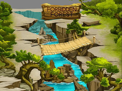 Forbidden Forest game game maps wallpaper