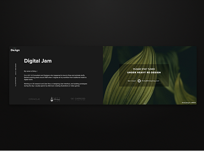 New Personal Website Re-design - kind of :P