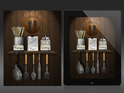 Dribbble~hut ios ipad ui