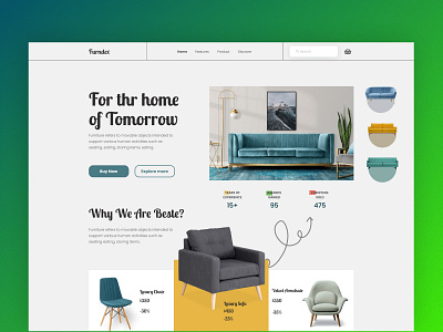 Furniture Landing Page-Header