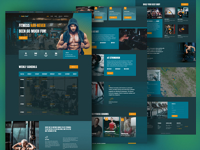 Double power-Fitness landing page