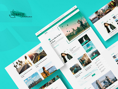 TRIP.CO-Traveling Blog Page. travel blog page travel landing page travel ui travel uiux travel ux travelwebside ui ui design uiux