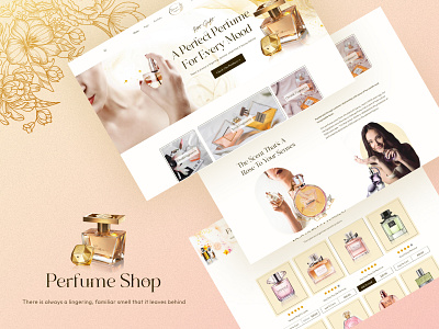 Perfume Shop-Natural perfume design digital agency perfume perfume e commerce perfume landing page perfume shop perfume shop landing page perfume ui design ui ui design uiux