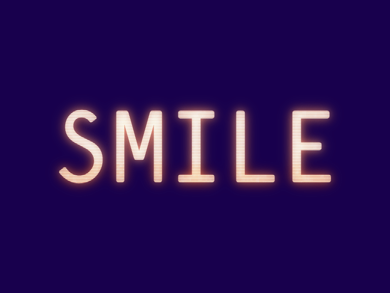 SMiLE animation illustration motion graphics typography vector