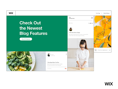Blog New Features design ui web webdesign wix wix design team