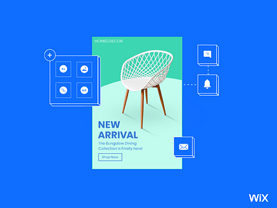 New Arrival Home Decor design web webdesign wix wix design team