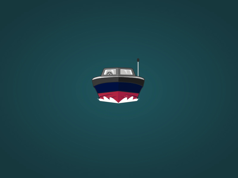 Titanic 2d after effects animation boat dribbble gif hello