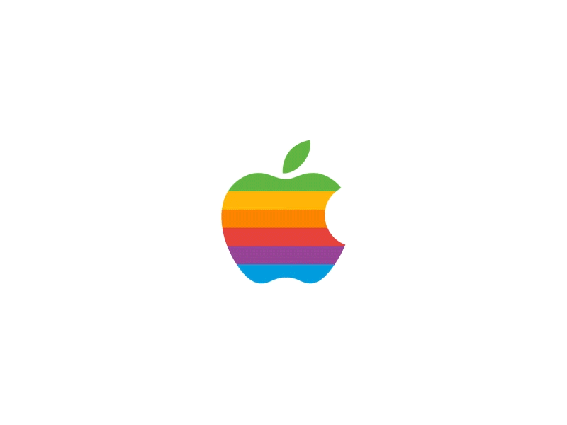 Colorful apple logo animation 2d animation after effects animated logo animation apple gif icon animation icon morphing intro logo animation logo reveal logoanimation morphing motion ui ux