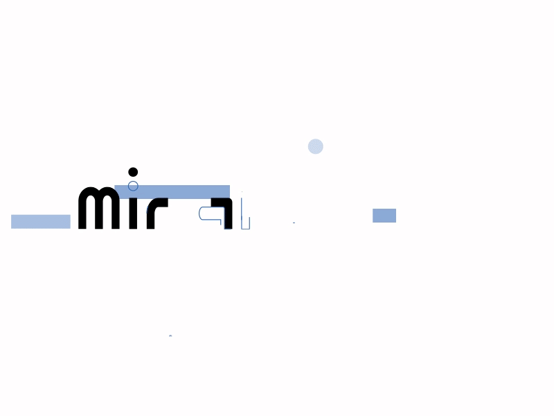 Mirai Akari logo animation brand gif gradient intro logo logo animation logo reveal modern motion ui ux