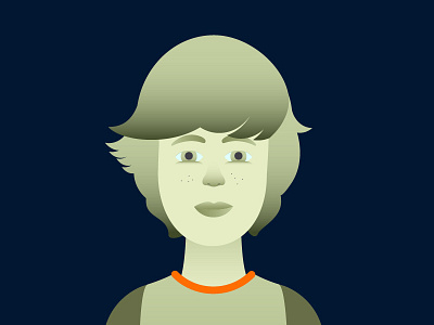 Boy Character 1970's 2017 70s 80s 90s animation boy character gradient. 40s vector