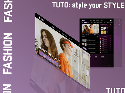 TUTO: style your style with TUTO animation design design idea ideas responsive website ui uidesign user experience design user interface design ux ux design website website design