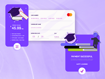 DAILY UI 002 : CREDIT CARD CHECKOUT PAGE