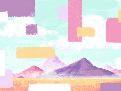 Sugarland blocks brush color desert mountain photoshop