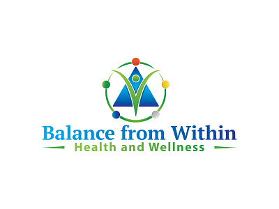 Health and Wellness Logo branding design fitness logo graphic design health and wellness logo health logo logo logo design vector