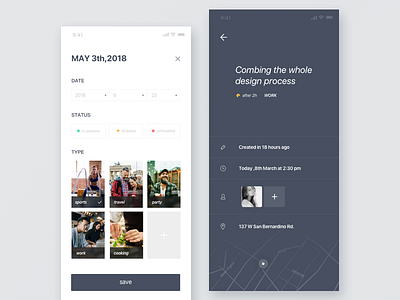 Schedule management app