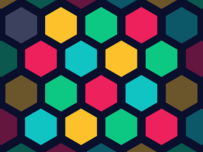 Hexagons colour geometric hexagons shapes